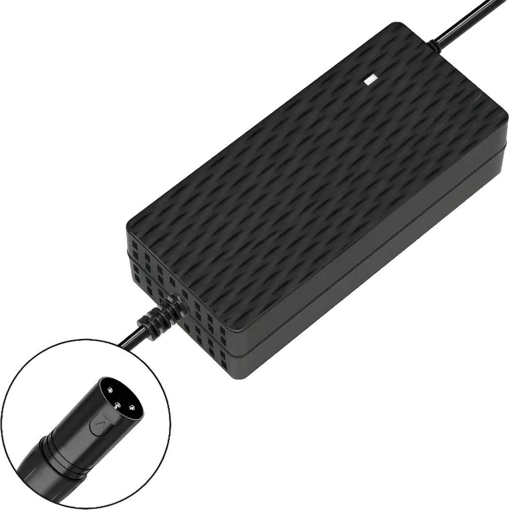 Carregador 54,6 V 2 A bivolt (bateria de lítio de 48 V)
